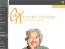 Tablet Screenshot of councilonaging.com