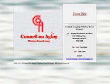 Tablet Screenshot of councilonaging.ca